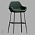 Modern Anderson Bar Stool 3D model small image 2