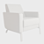 Modern Classic Fly Armchair 3D model small image 5