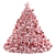 Fabric Christmas Tree Decoration 3D model small image 1