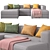 IKEA Jattebo Modular Sofa 3D model small image 2