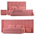 Luxury Porada Aida Mattress Set 3D model small image 4