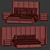 Luxury Porada Aida Mattress Set 3D model small image 5