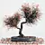 Miniature Bonsai Tree Set 3D model small image 1