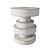 Modern Marble Apollo Stool 3D model small image 4