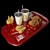 Mcdonald's Food Tray 3D Model 3D model small image 3