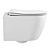 Ceramica Nova PEARL Wall-Hung Toilet 3D model small image 2