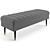 Eichholtz Margot Upholstered Bench 3D model small image 2