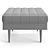 Eichholtz Margot Upholstered Bench 3D model small image 7