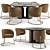 Luxury Visionnaire Dining Set: Palace & Sunny 3D model small image 1