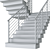 Contemporary Concrete Staircase Design 3D model small image 6