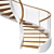 Spiral Staircase 10 3D Model 3D model small image 2