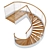 Spiral Staircase 10 3D Model 3D model small image 4