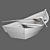 Handcrafted Wooden Model Boat 3D model small image 3