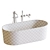 Omnires OVO Standalone Bathtub 3D model small image 3