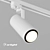 Adjustable Angle Cylinder Track Light 3D model small image 2