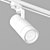 Adjustable Angle Cylinder Track Light 3D model small image 3