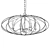 Elegant Zucca Chandelier: 3D Model 3D model small image 2