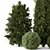 Bush Set 1301 3D Models 3D model small image 2