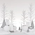 Layered Winter Decor Set 3D model small image 5