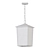 Elegant Black Outdoor Hanging Lantern 3D model small image 2