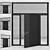 Corona Aluminum Door Model 26 3D model small image 1