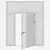 Corona Aluminum Door Model 26 3D model small image 5