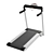 Foldable Treadmill with Detailed 3D Geometry 3D model small image 1