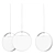 Luna Pendant Chandelier Light Fixture 3D model small image 2