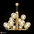 Radiant Glass Chandelier Collection 3D model small image 3