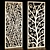 Ornate Carved Panel Set 3D model small image 2