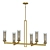 Elegant Brass Pendant Light 3D model small image 1