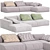 Chento Loft Sofa with Modern Design 3D model small image 1