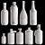 Gin Bottle Set Collection 01 3D model small image 6