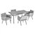 Modern Dining Set Locarno and Adelicia 3D model small image 5