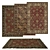 3D Carpets Set Render Collection 3D model small image 1