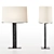 Elegant Bruno Bakar Table Lamp 3D model small image 1