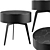 Warren Round Side Table - Modern Design 3D model small image 2