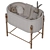 Adara Baby Crib by Kave Home 3D model small image 4