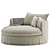 Neva Round Daybed 2015 Design 3D model small image 3