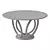 Marble Dining Set for Six 3D model small image 2