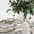 Modern Dining Set for 18 3D model small image 4