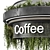 Modern Coffee Reception Desk Plants 3D model small image 5