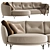 Valentini Ethos Sofa 3D Model 3D model small image 1