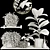 Botanical Bliss Plant Collection Set 3D model small image 7