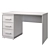 HOFF Oslo Writing Desk 3D model small image 5