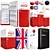 Retro Style Smeg Fridge Set 3D model small image 1