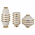 Golden Orbit Porcelain Vases 3D model small image 5