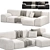 Paola Lenti All Time Sofa 3D model small image 3