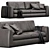 Modern Designer Sofa Andy by CTS 3D model small image 6