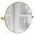 Elegant Polished Brass Pivot Mirrors 3D model small image 2